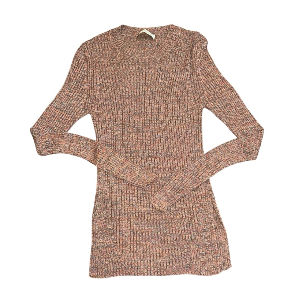 Zimmermann Concert Rainbow Knit Ribbed Mouline Sweater